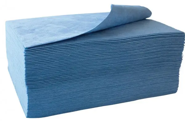 Schoeller Öl-Bindevlies einlagig VE: 200 Tücher 50x40cm blau Aufnahme 139 Liter BP101