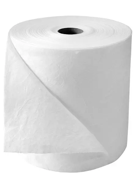 Schoeller Öl-Bindevlies einlagig VE: 2 Rollen alle 50cm quer perforiert weiß Aufnahme 173 Liter WR202