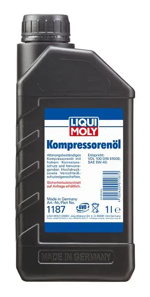 LIQBenutzeroberfläche MOLY Kompressorenöl VE: 6 Stück à 1 Liter 1187
