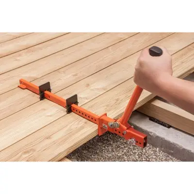 HECO® - Zubehör für Terrassenbau, Terrassendielenspanner inkl. Sicherungen