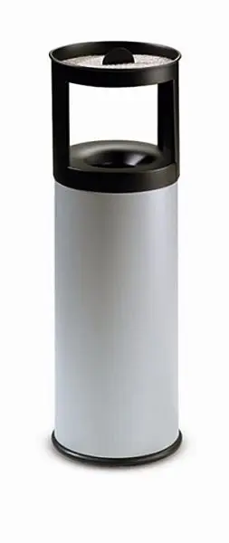 Abfal-Ascher-Vereinigung FLORENZ Grau B 250 x T 250 x H 800 mm 390036