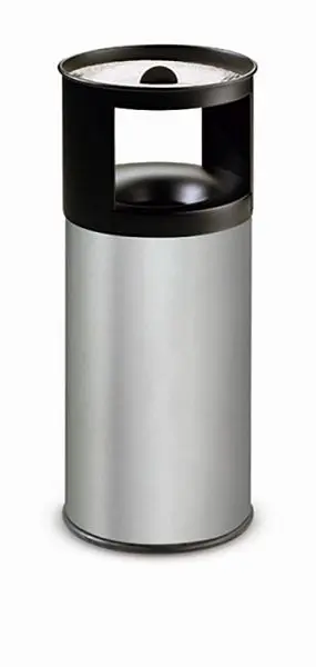 Abfall-Ascher-Vereinigung FLORENZ Edelstahl H 800 x B 310 x T 310 mm 390142