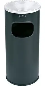 Orgavente Ascher-Abfallkombination 30L schwarz HxØ 660x250 mm AT-2030-BLA