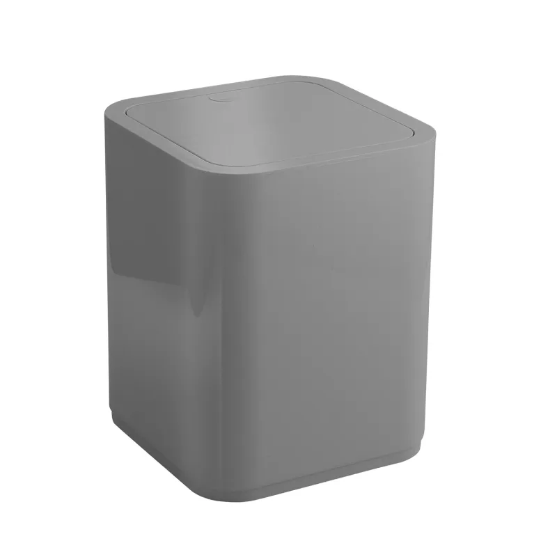 8-Liter-Abfallbehälter zum Aufstellen Gedy Serie Seventy - Grau für unter den Beifahrersitz