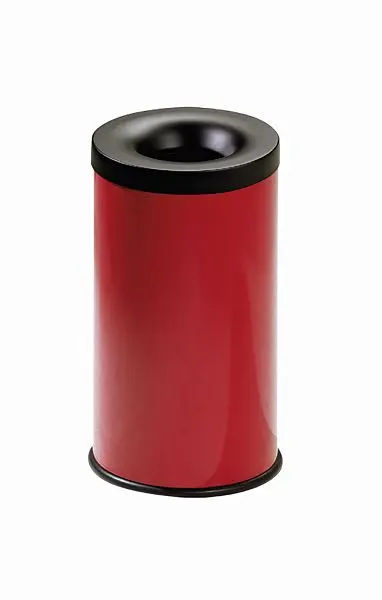 Abfallbehälter FIRE EX ITALY STYLE Rot Ø 310 x H 600 mm 390010