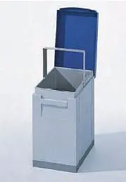 Gruber Systeme Wertstoffsammler Deckel blau 15l B300xT315xH355mm WSB 15/1B+SD 15/12