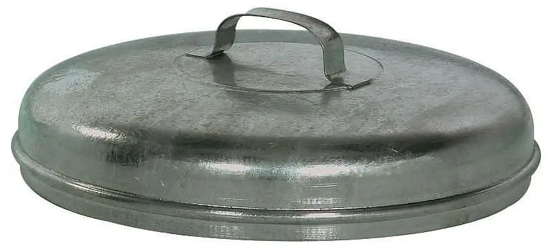 Renner Deckel zu Mülltonne (Ø 400 mm) feuerverzinkt gemäß DIN EN ISO 1461 2052-00