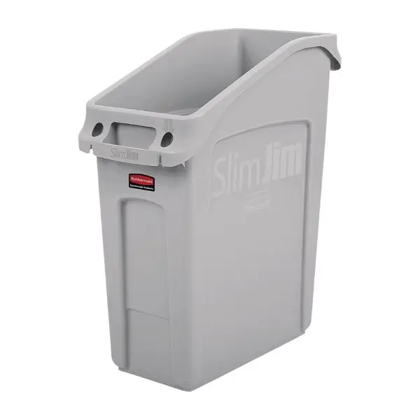 Rubbermaid Slim Jim Abfalleimer grau 49L FC924