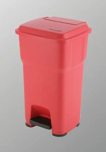 vileda Hera 60L Pedalbehälter rot 137684