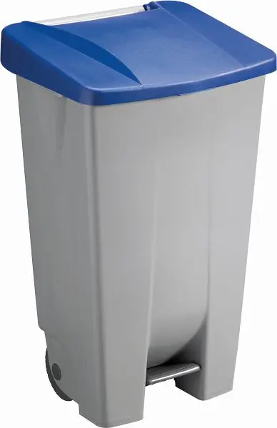 helit Tret-Abfallbehälter " step chief" 120L blau H2405534