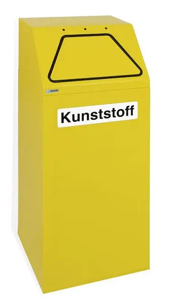 stumpf Abfalltrennung 65 RAL 1003/1003 verzinkter Innenbehälter 65 Liter 5401002