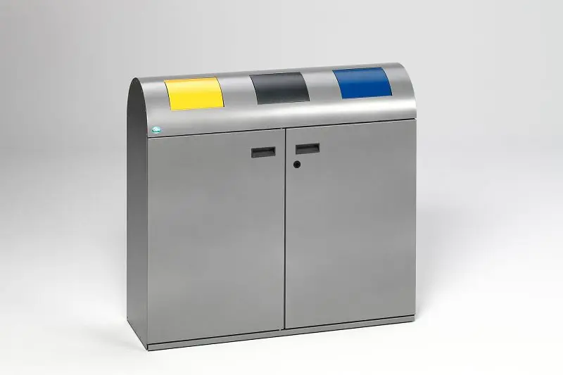 VAR Wertstoffsammelstation WS 100R silber 21201 4030695212019