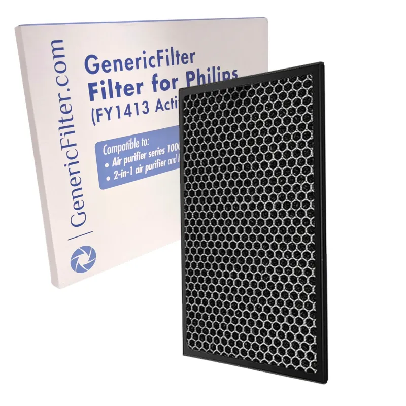 Abgaskrümmer GenericFilter Ersatzfilter für Philips (FY1413 Aktivkohlefilter)