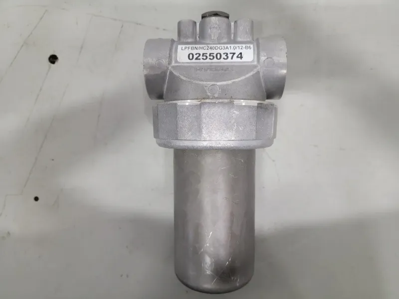 Hydraullic Inline Filter 02550374, LPFBN/HC240DG3A1.0/12-B6