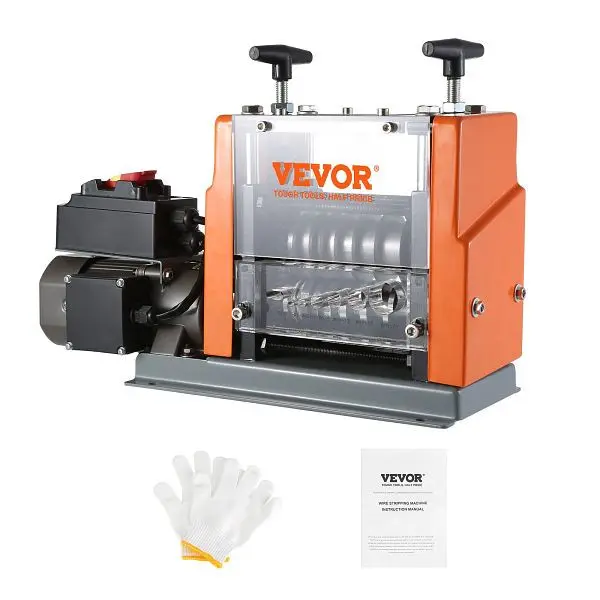 VEVOR Kabelabisoliermaschine Elektrisch ⌀15-25mm Kabelschälmaschine 60W Abisoliermaschine BXJL60W1525MM4XMQV2