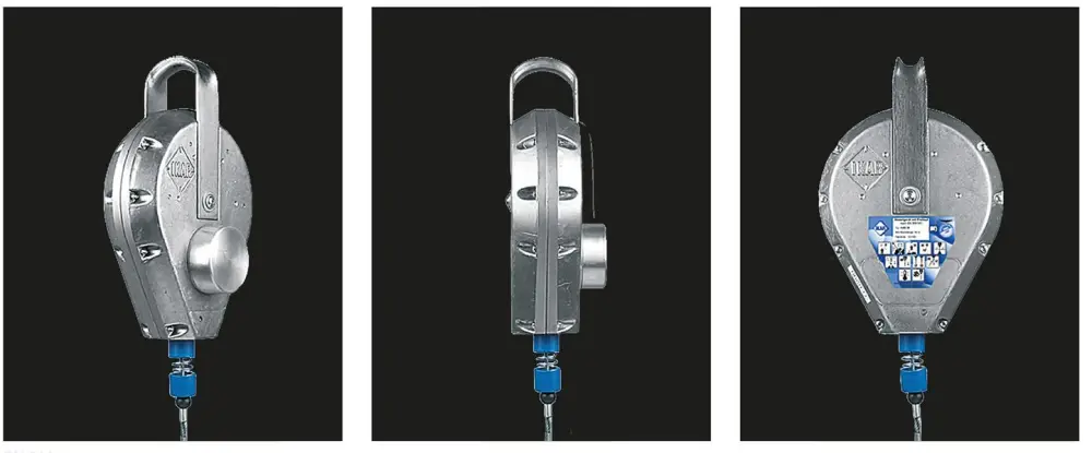 MAS Abseilgerät mit Freilauf Typ HAS 16 30 m Seil DIN-EN 360 + 341/C 51530
