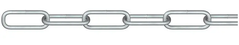 Dörner + Helmer Rundstahlkette (DIN 5685-1) (Spule) 3 mm Stahl galvanisch verzinkt Tragkraft 40 kg VE: 30 m 171631