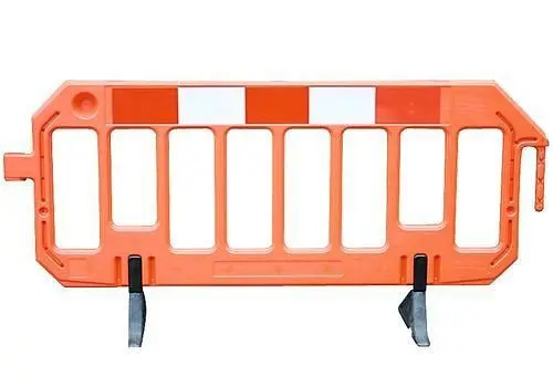 DENIOS Absperrgitter aus Kunststoff orange mit Signalwirkung mobil 240915