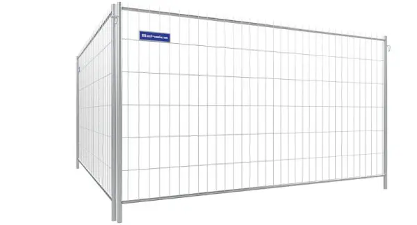 Schake Mobil-Bauzaun verzinkt Typ Standard Pro Abmessungen: 200 x 350m Maschenweite 100/260 mit Haken und Ösen 3B2035PROH