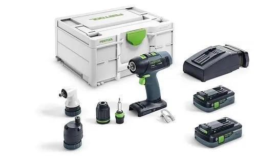 Festool Akku-Bohrschrauber T 18+3 HPC 40 I-Set 576455