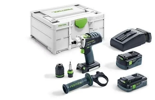 Festool Akku-Bohrschrauber DRC 18/4 52/40 I-Plus QUADRIVE 576459