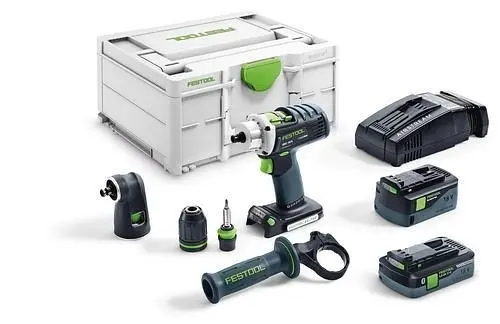 Festool Akku-Bohrschrauber DRC 18/4 52/40 I-Set-SCA QUADRIVE 576460
