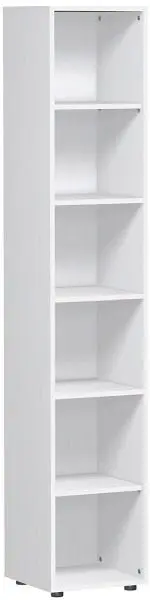 geramöbel Regal mit Standfüßen 400x400x2160 Weiß S-346001-W