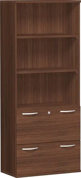 geramöbel Modulschrank 1. + 2. Ordnerhöhe Hängeregistratur mit Zentralverriegelung Auszugssperre 800x425x1920 Steckschl...