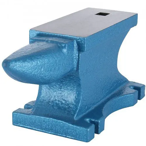 VEVOR Amboss 45 KG (99 LBS) Schmiede-Amboss für Schmiede Einzelnes Horn aus Gusseisen Schmiedwerkzeug strapazierfähig TZ...