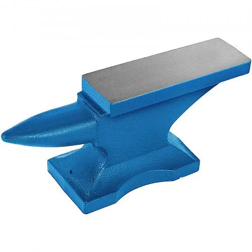 VEVOR Amboss 11 KG (25 LBS) Schmiede-Amboss für Schmiede Einzelnes Horn aus Gusseisen Schmiedwerkzeug strapazierfähig TZ...
