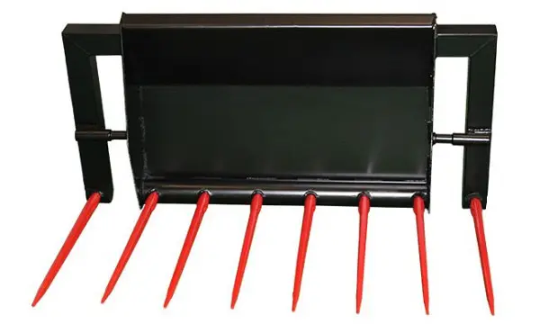 Teutona Stalldunggabel mit Klinklader-Aufnahme 8 Zinken langes Klinkenstück (für Hersteller Stoll) 15585-L