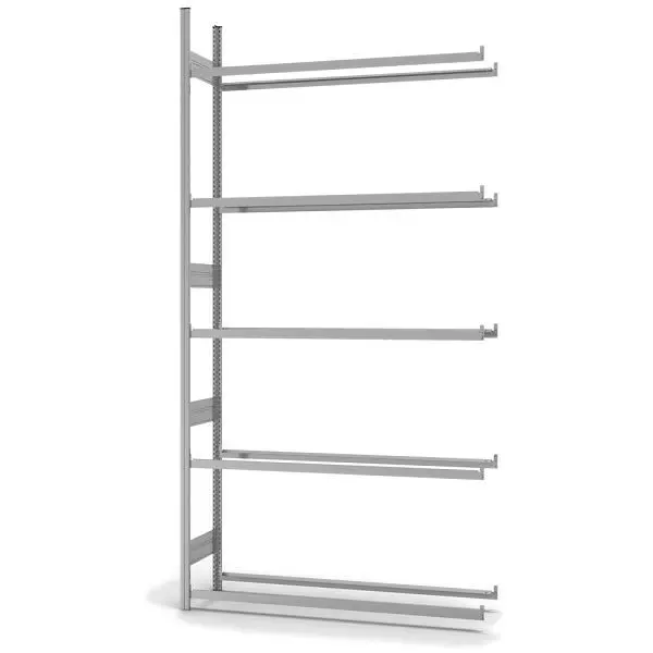 hofe Reifen-Anbauregal 3000x400x1500 mm 5 Fachebenen verzinkt 150 kg Fachlast 450 kg Feldlast einseitige Bedienung HZA30415AR