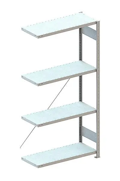 Meta CLIP SET 100 mm verzinkt AR 2000x1000x400 mm Bodenanzahl: 4 20011538