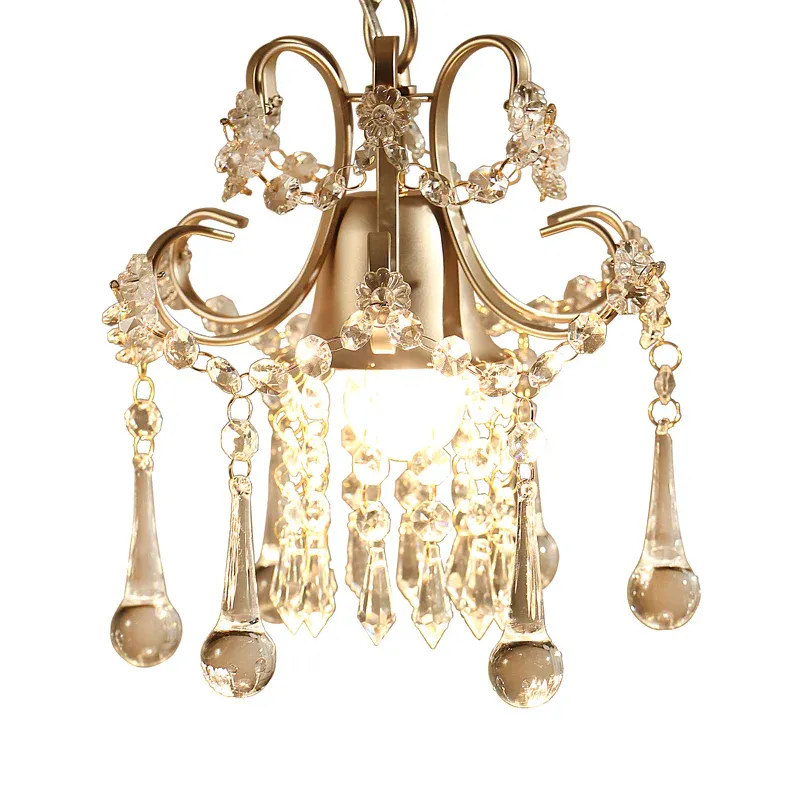 1-flammige Kristallkugel-Pendelleuchte, verzierte Metall-Hängeleuchte Weiß für Restaurant für Offroad-Einsatz