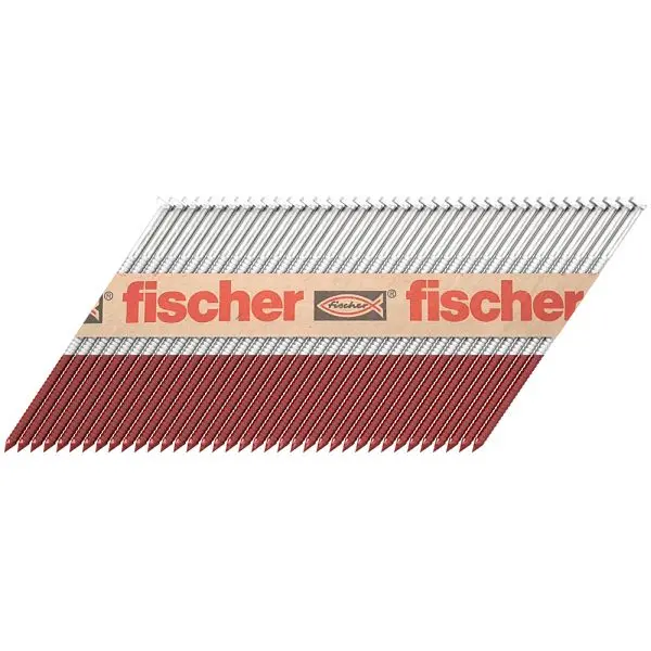 Fischer Edelstahl-Rahmennagel mit Ringschaft FF NFP 51 Stück28mm + 1 Gaskartusche VE: 1100 Stück 534713