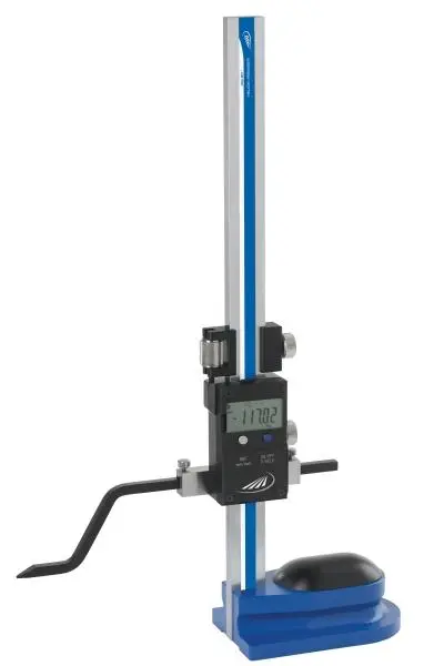 HELIOS PREISSER Digitaler Höhenreißer mit verschiebbarer Anreißnadel Messbereich 0 - 300 mm 349722