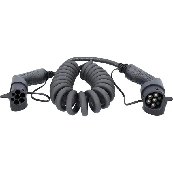 KS Tools Ladekabel spiral Typ 2 / Typ 2 22 kw 400 v 32 5 Meter 117.7385