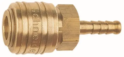 AIRnet Schnellkupplung mit Schlauchtülle C QRC-E-9mm EURO-Profil Messing 2813910034