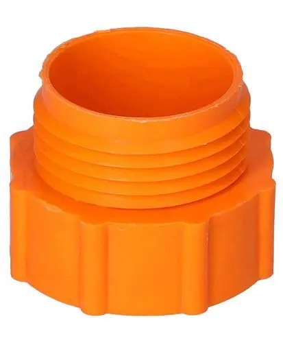 DENIOS Gewindeadapter von 2" fein (l) auf Trisure grob () orange 117107