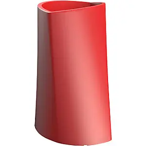 Pflanzbehälter, VARIA, HxBxT 1100 x 750 x 740 mm, rubinrot.