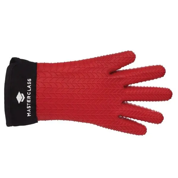 Kitchen Craft MasterClass Silikon-Ofenhandschuh mit Baumwollfutter DB879