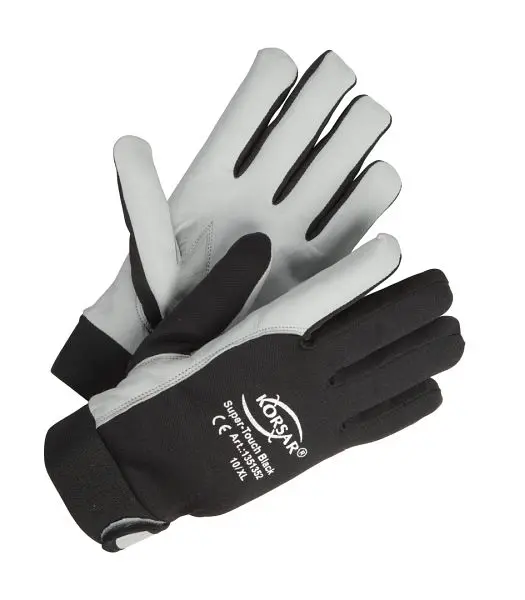 Korsar Super-Touch schwarz Grösse 8 VE: 10 Paar 1351352008
