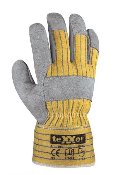 teXXor Rindkernspantikleder-Handschuhe "EIFEL" Grösse: 10 VE: 1 Paar 1103-10