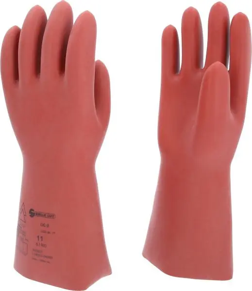 KS Tools Elektriker-Sicherheithandschuh mit mechanischem Sicherheit Grösse 11 Klasse 0 rot 117.0070