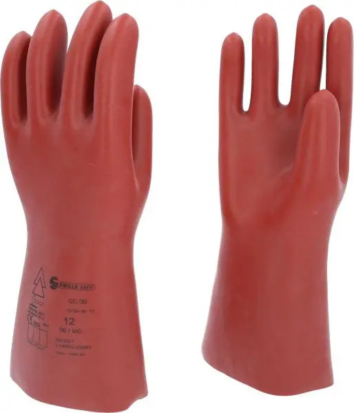 KS Tools Elektriker-Sicherheithandschuh mit mechanischem Sicherheit Grösse 12 Klasse 00 rot 117.0068