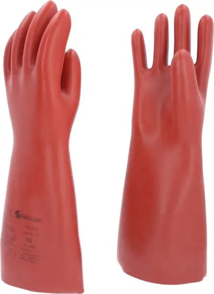 KS Tools Elektriker-Sicherheithandschuh mit mechanischen und thermischen Sicherheit Grösse 10 Klasse 0 rot Länge: 410 mm...