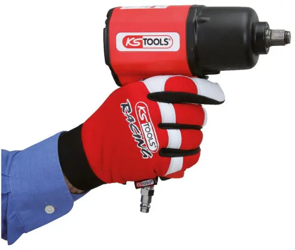 KS Tools Leder-Mechaniker-Handschuh Vibrationsgedämmt 9 310.0250