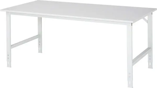 RAU Arbeitstisch Serie Tom (6030) - höheneinstellbar Melamin-Platte 2000x760-1080x1000 mm 06-625M10-20.12