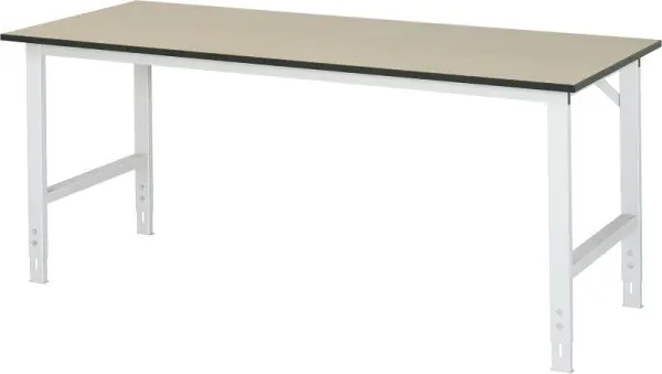 RAU Arbeitstisch Serie Tom (6030) - höheneinstellbar MDF-Platte 2000x760-1080x800 mm 06-625F80-20.12