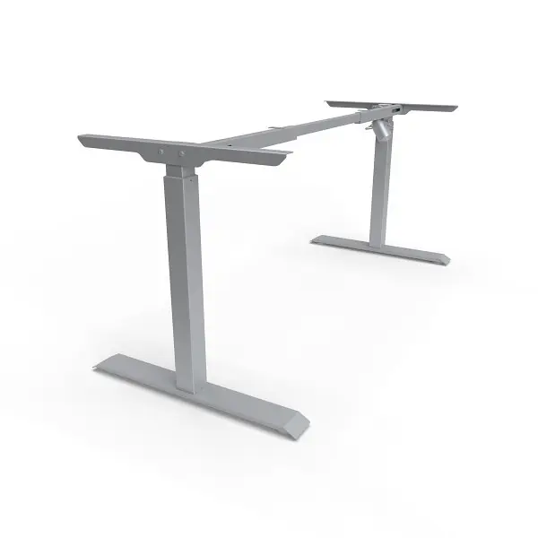 BMB Elektrisch höhenverstellbares Steh-Sitz-Gestell E-MORE 1M2S 695-1175 mm weißalukleinformatum RAL 9006 301 109261